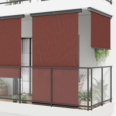 vidaXL Balkonska bočna tenda 165 x 250 cm smeđa