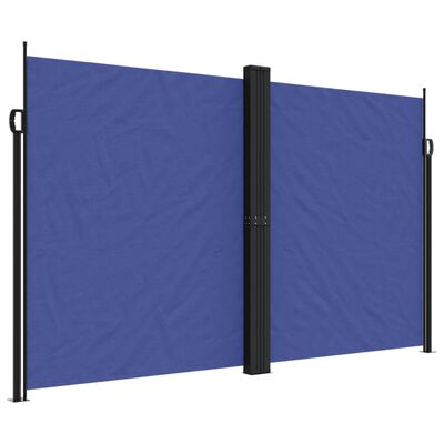 vidaXL Bočna tenda na uvlačenje plava 200x1200 cm