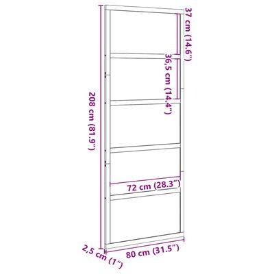 vidaXL Vrata za staju bijela 80x208 cm od masivne borovine