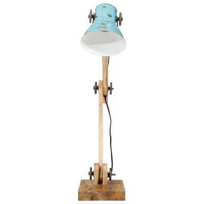 vidaXL Stolna svjetiljka 25 W pohabano plava 23 x 18 x 96 cm E27