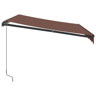 vidaXL Tenda na ručno uvlačenje smeđa 300 x 250 cm