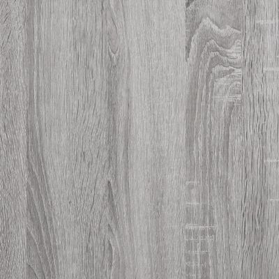 vidaXL Konzolni stol siva boja hrasta 89,5x28x76 cm konstruirano drvo