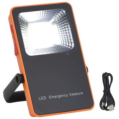 vidaXL LED reflektor 5 W ledeno bijeli od ABS-a