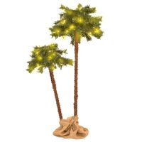 vidaXL Božićno drvce s LED svjetlima 90 cm i 150 cm