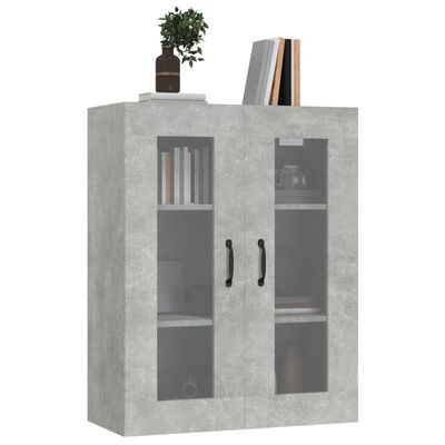 vidaXL Viseći zidni ormarić siva boja betona 69,5 x 34 x 90 cm