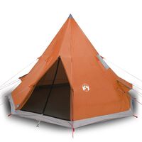 vidaXL Šator tipi za kampiranje za 4 osobe narančasti vodootporni