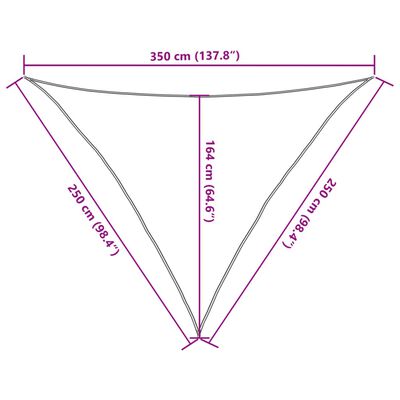 vidaXL Jedro protiv sunca svjetlosivo 2,5x2,5x3,5 m poliester Oxford