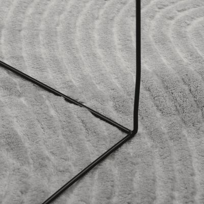 vidaXL Tepih IZA kratka vlakna skandinavski izgled sivi 100x200 cm