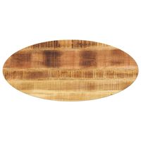 vidaXL Stolna ploča 80x40x2,5 cm ovalna od masivnog drva manga