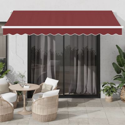 vidaXL Tenda na automatsko uvlačenje s LED bordo 350x250 cm