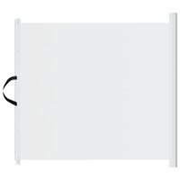 vidaXL Uvlačiva vrata za kućne ljubimce bijela 117,5x125 cm