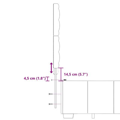 vidaXL Krevet s oprugama i madracem crni 120 x 200cm od tkanine