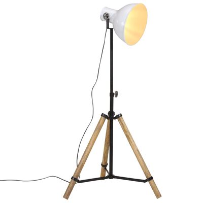 vidaXL Podna svjetiljka 25 W bijela 75x75x90-150 cm E27