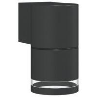 vidaXL Vanjska zidna svjetiljka crna od lijevanog aluminija