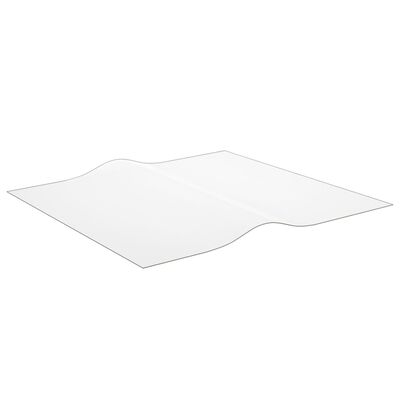vidaXL Zaštita za stol prozirna 80x80 cm 2 mm PVC