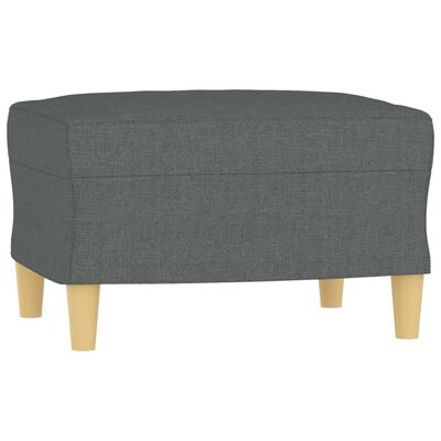 vidaXL 4-dijelni set sofa s jastucima tamnosivi od tkanine