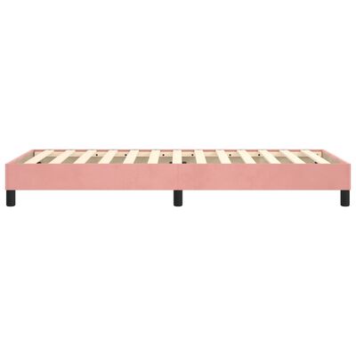 vidaXL Okvir za krevet ružičasti 80x200 cm baršunasti