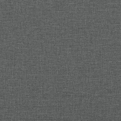 vidaXL Trosjed od tkanine tamnosivi 180 cm