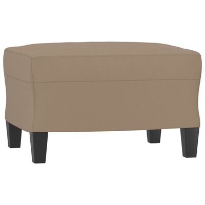 vidaXL 4-dijelni set sofa s jastucima boja cappuccina od umjetne kože