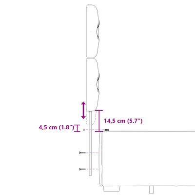 vidaXL Krevet s oprugama i madracem crni 200x200 cm baršunasti