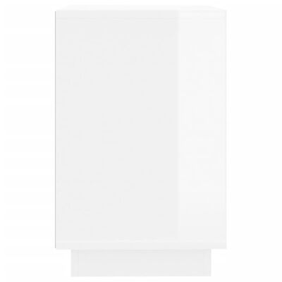 vidaXL Komoda sjajna bijela 102 x 35 x 55 cm od konstruiranog drva