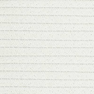 vidaXL Košara za pohranu smeđe-bijela Ø 51 x 33 cm od pamuka
