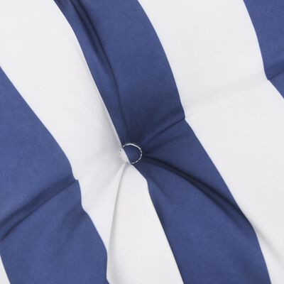 vidaXL Okrugli jastuk plavo-bijele pruge Ø 100x11 cm od tkanine Oxford