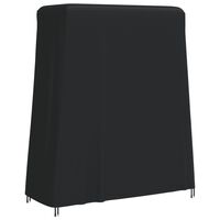 vidaXL Navlaka za stol za stolni tenis crna 165x70x185 cm Oxford 420D
