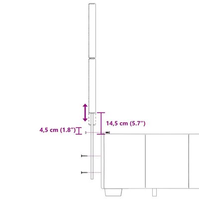 vidaXL Krevet s oprugama i madracem tamnosmeđi 200x200 cm od tkanine