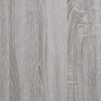 vidaXL Visoka komoda siva boja hrasta 69,5x31x115 cm konstruirano drvo
