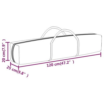 vidaXL Sklopivi šator za zabave 3 x 3 m krem