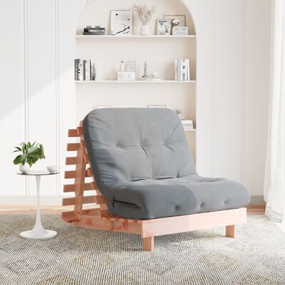 vidaXL Futon na razvlačenje s madracem 80x206x11 cm masivna duglazija