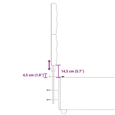 vidaXL Krevet s oprugama i madracem crni 100 x 200 cm od tkanine