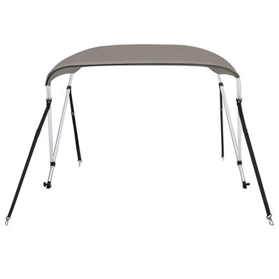 vidaXL Tenda bimini s 2 luka sivi 180x150x110 cm