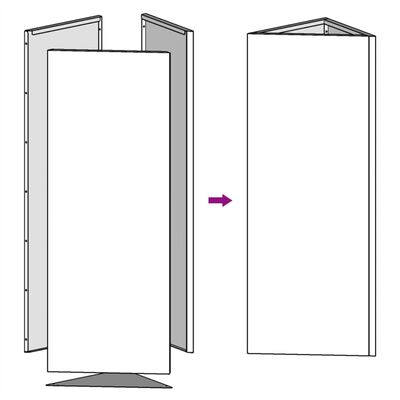 vidaXL Vrtna sadilica trokutasta 30x26x75 cm od čelika COR-TEN