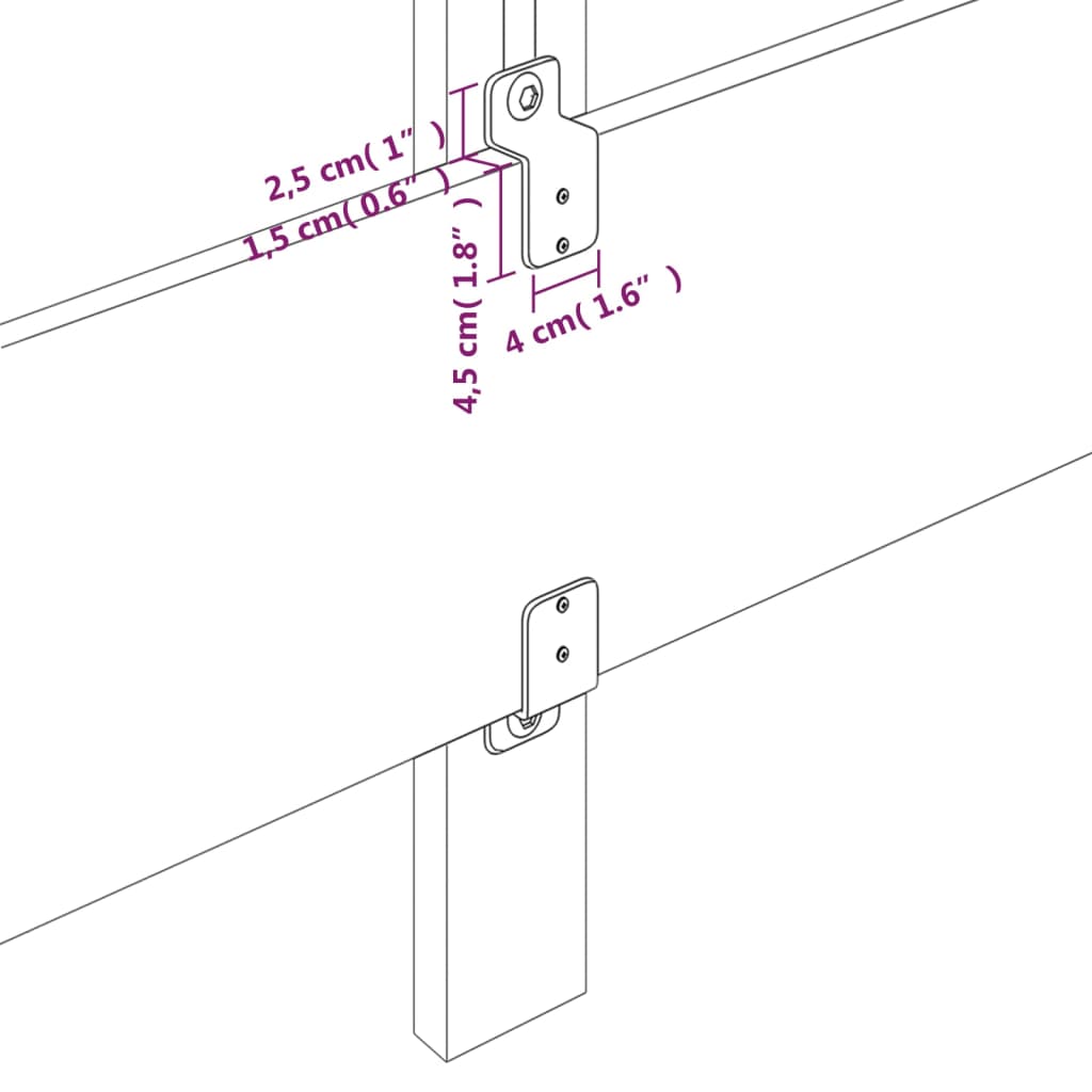 vidaXL Okvir za krevet s uzglavljem krem 180 x 200 cm od tkanine