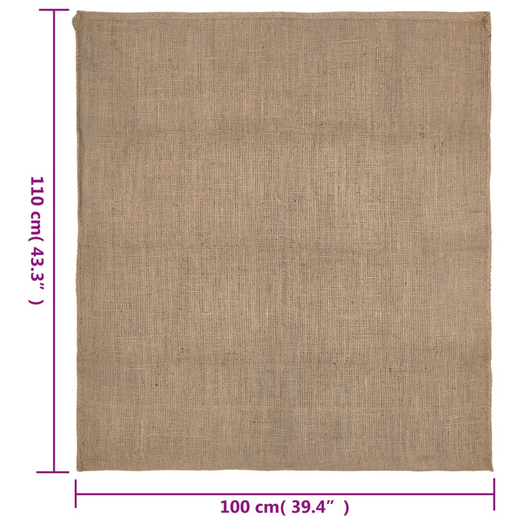 vidaXL Jutene vreće 30 kom 100 x 110 cm 100 % juta 220 g/m²