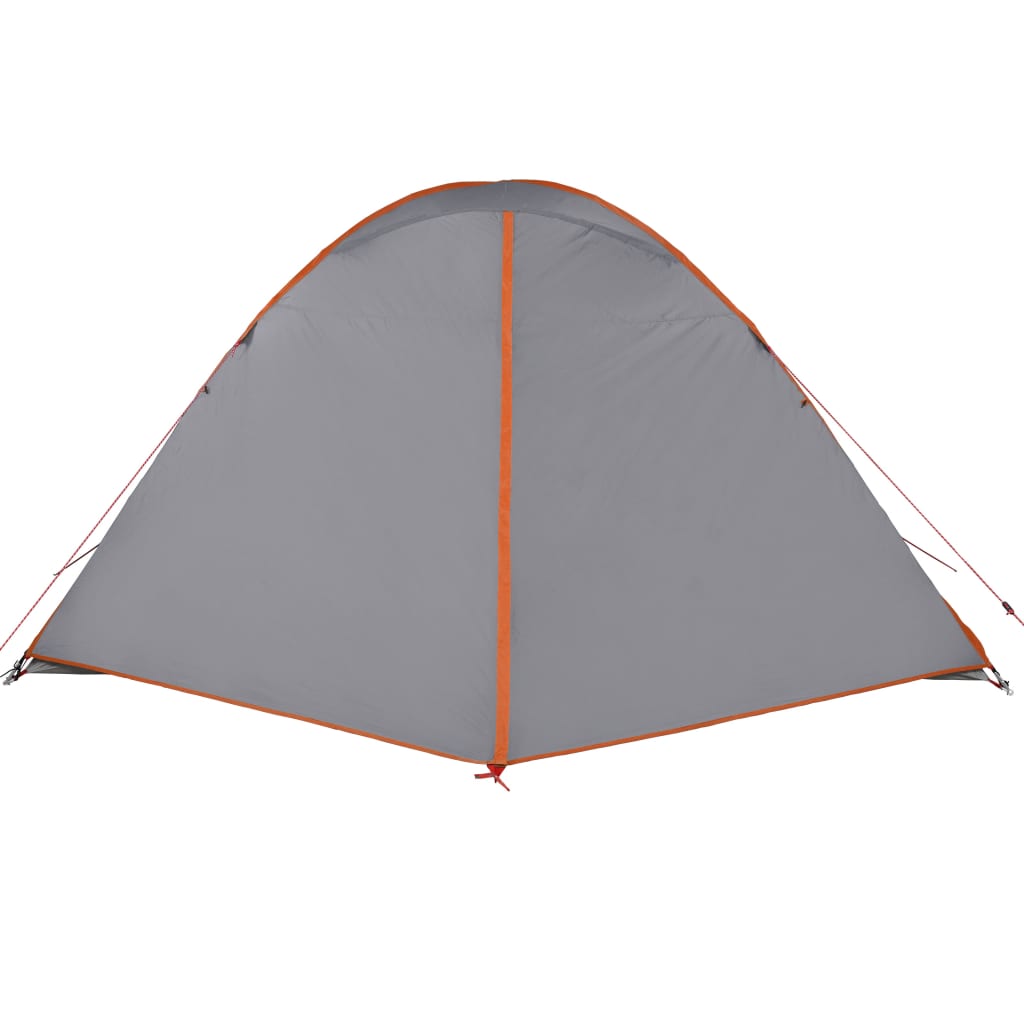 vidaXL Kupolasti šator za kampiranje za 6 osoba narančasti
