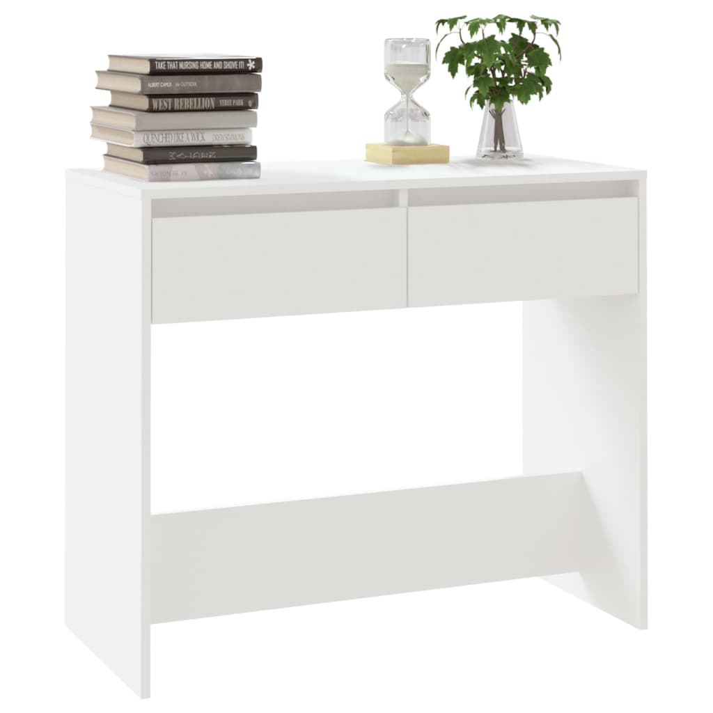 vidaXL Konzolni stol bijeli 89 x 41 x 76,5 cm čelični