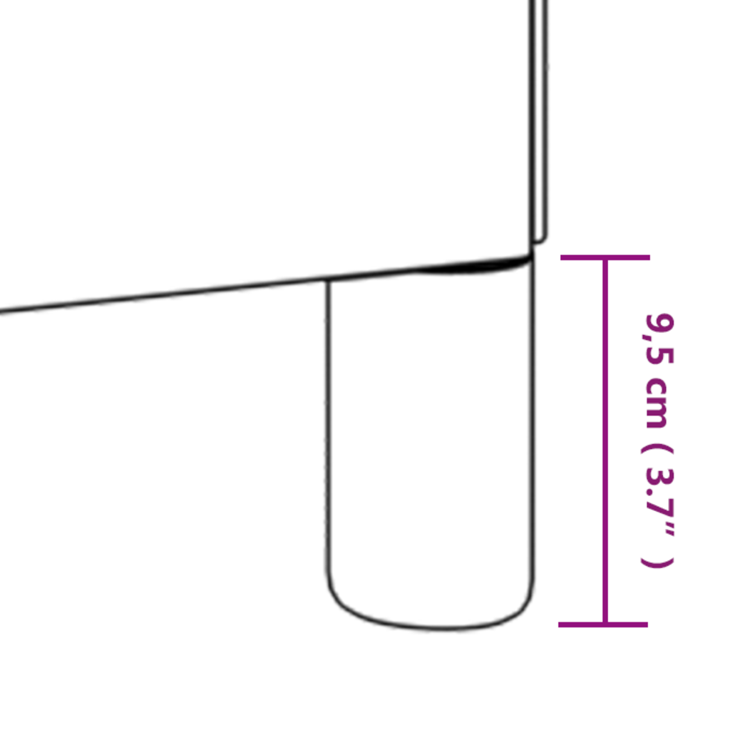 vidaXL Okvir za krevet s uzglavljem sivi 90x200 cm od umjetne kože