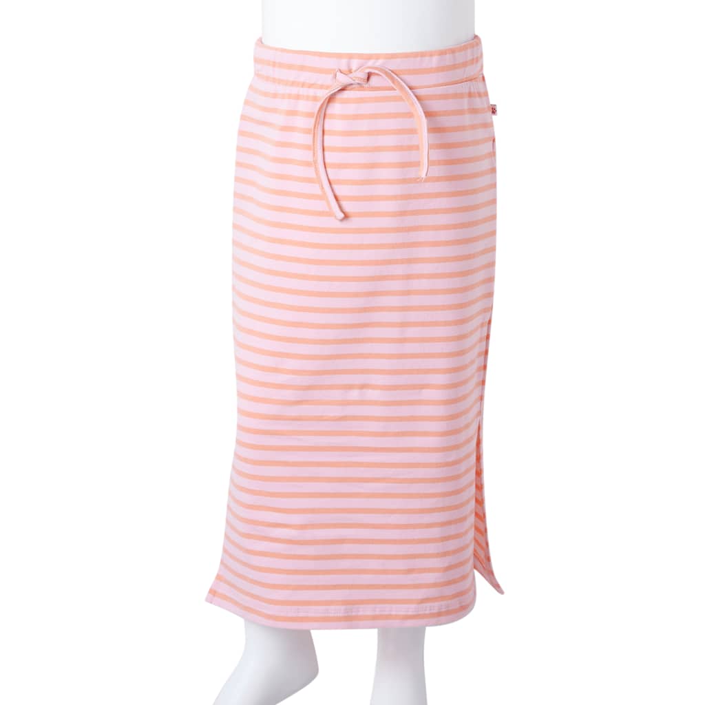 Dječja ravna suknja s prugama ružičasta 92