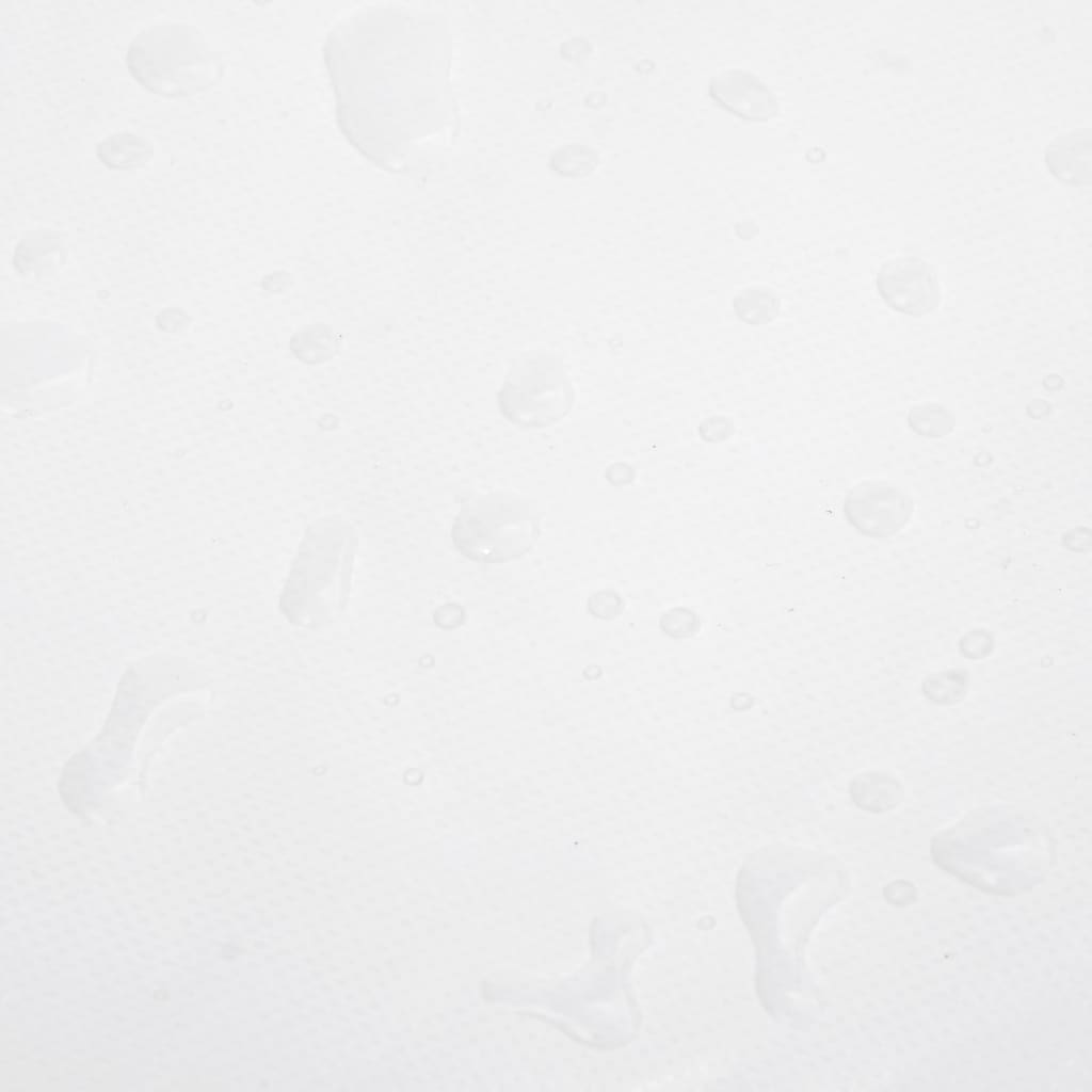 vidaXL Cerada bijela 1 x 2,5 m 650 g/m²