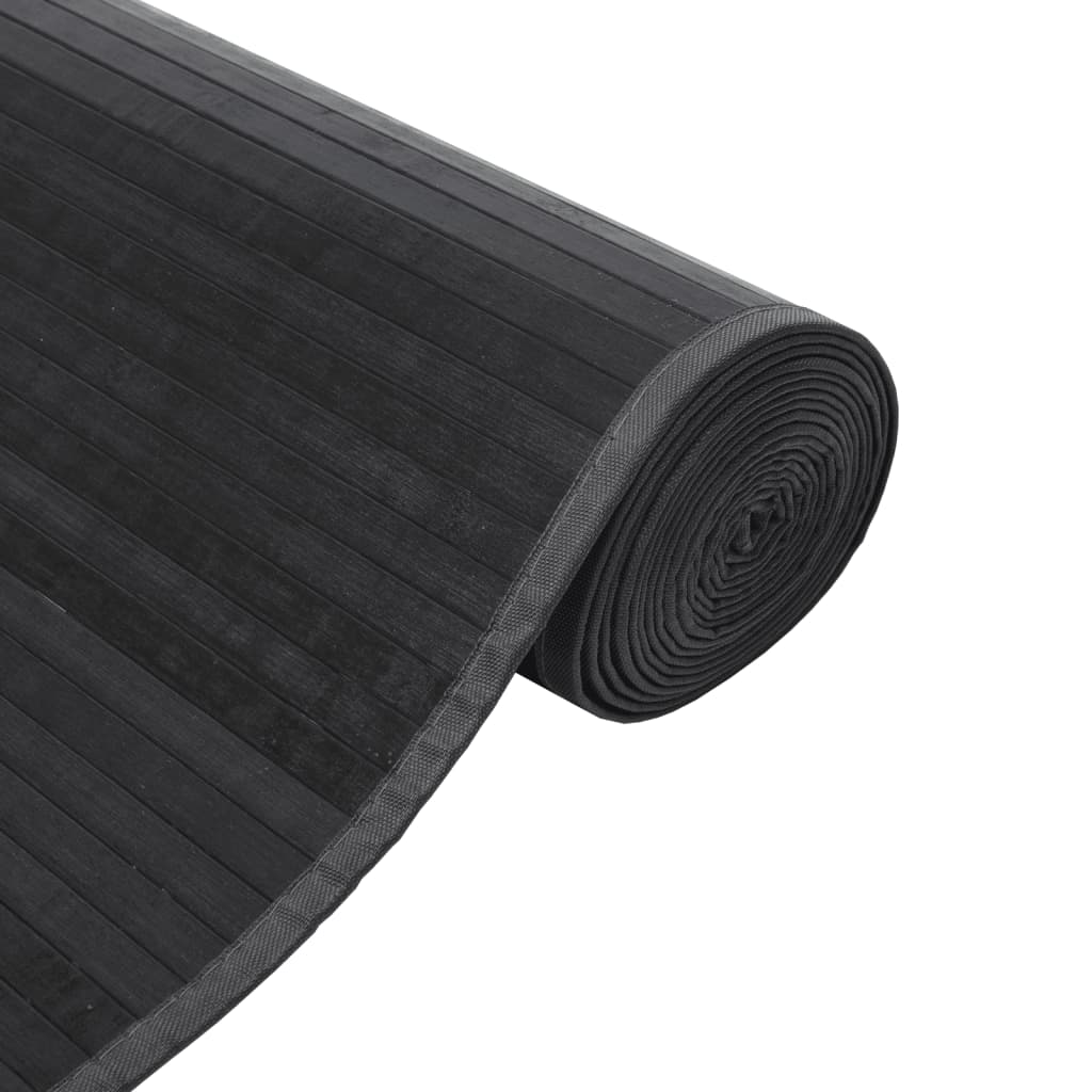vidaXL Tepih pravokutni sivi 60 x 300 cm od bambusa