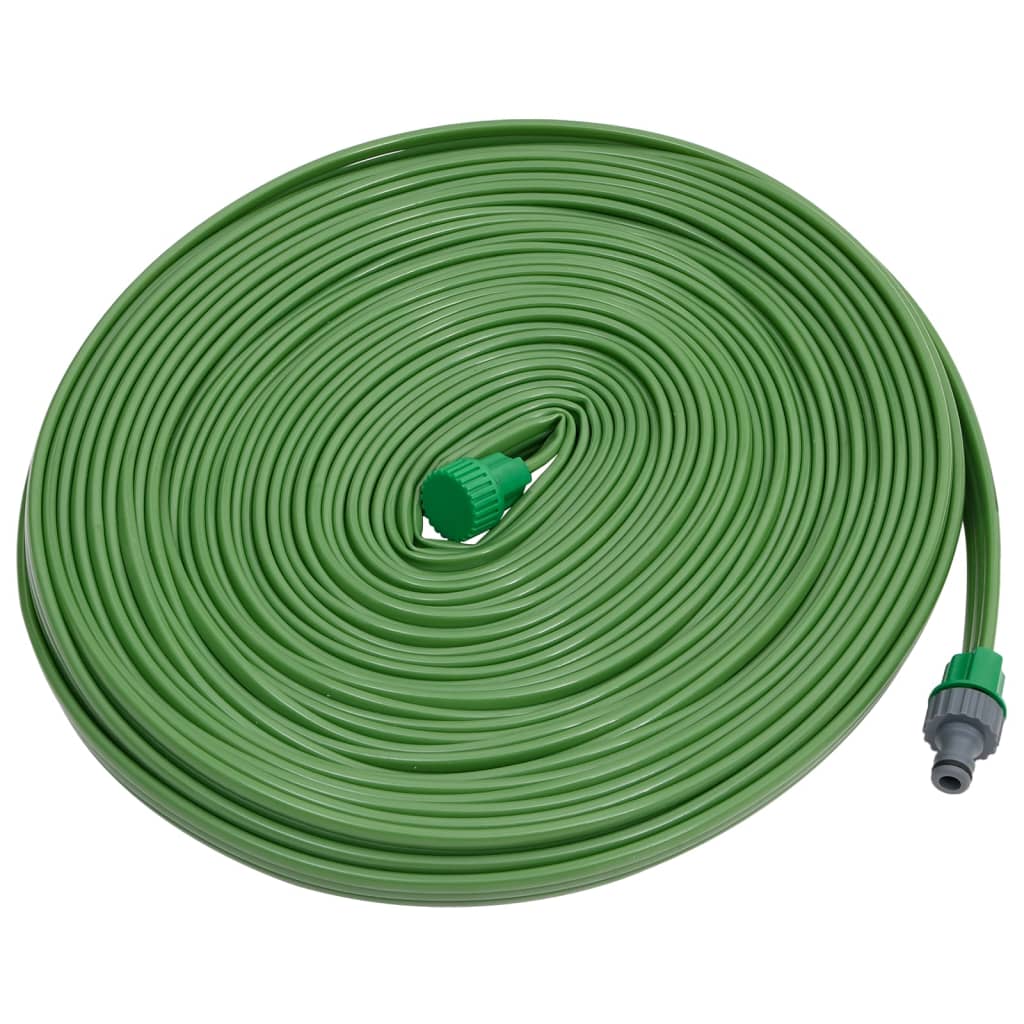 vidaXL Crijevo za prskalicu s 3 cijevi zeleno 22,5 m PVC