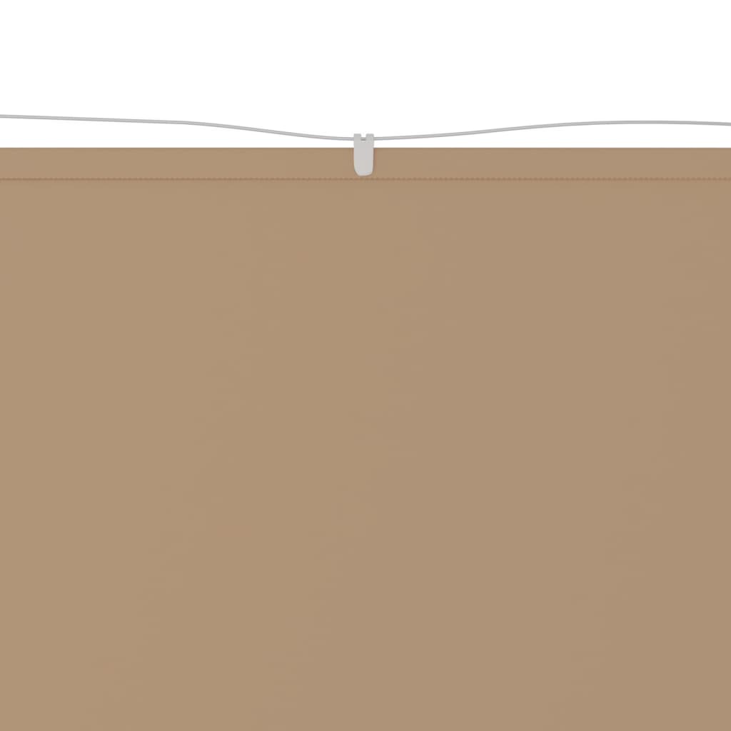 vidaXL Okomita tenda smeđe-siva 60 x 360 cm od tkanine Oxford