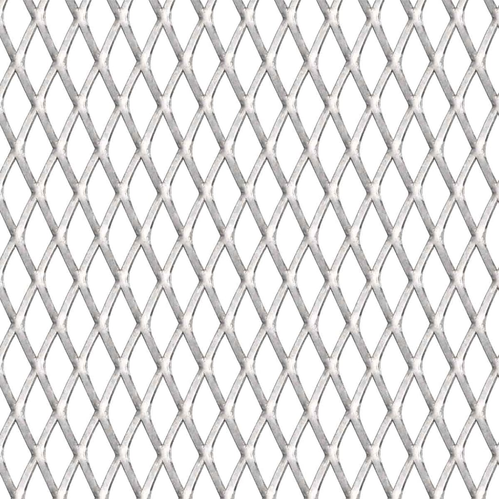vidaXL Vrtna mrežasta ograda od nehrđajućeg čelika 100x85 cm 45x20x4 mm