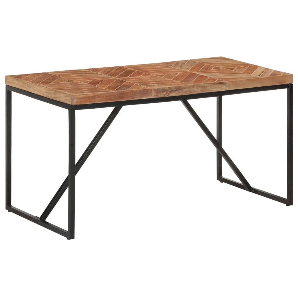 vidaXL Blagovaonski stol 140 x 70 x 76 cm masivno drvo bagrema i manga