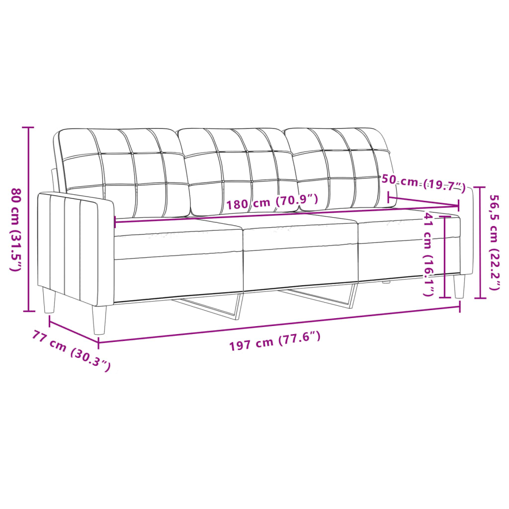 vidaXL 2-dijelni set sofa s jastucima crni baršunasti