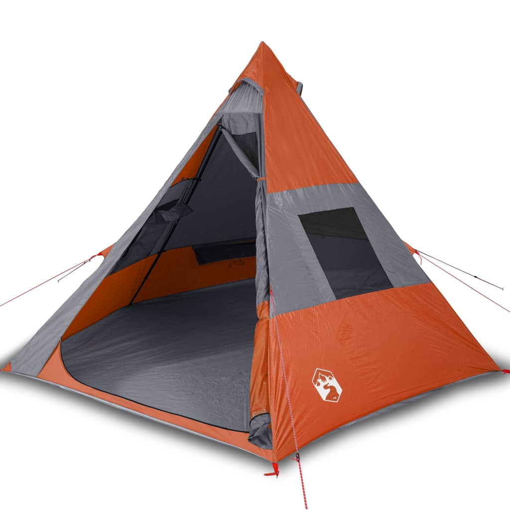 vidaXL Šator tipi za kampiranje za 7 osoba narančasti vodootporni