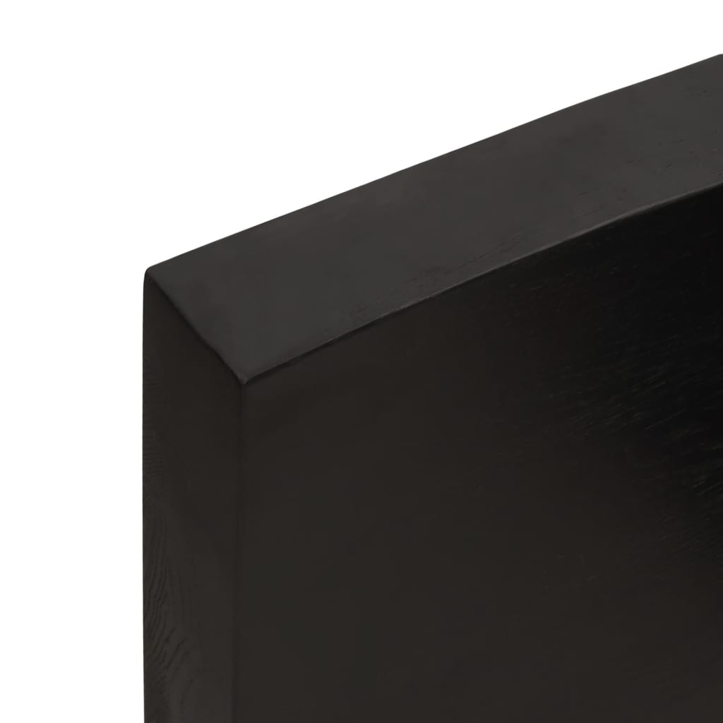 vidaXL Kupaonska radna ploča tamnosmeđa 120x60x(2-6) cm tretirano drvo